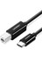 USB Type-C To USB B Yazıcı Kablosu 2 Metre Siyah 1