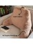 Okuma Yastığı, Yatak, Kanepe, Sandalye, Bel Desteği, Kol Dayanağı, Sırtlık, Minder, Kitap Okuma, Oyun, Tv Izleme, Dinlenme Için Rahat Yastık (75 x 50 Cm) (Camel) 5