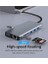 Fc-31 Macbook Uyumlu Type-C™ Usb-C To 4* USB 3.0 4K 1080P Hd HDMI VGA 1000 Mbps RJ45 Pd Aux Ses Sd Tf Kart 11IN1 Çevirici Hub Adaptör 4