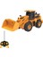 Kumandalı 40 Mhz Tam Fonksiyonlu Rc Iş Araçları LED Işıklı Kepçeleri, Damperi ve Vinç Hareketlidir (Kule Vinç-Kepçe-Bulldozer-Kamyon) (Bulldozer) 1