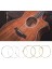 6 Adet Gitar Teli Seti Yedek Paslanmaz Çelik Merserize Dize Gitar Telleri Klasik Halk Gitar Için Değiştirme 3