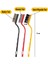 3 Lü Detaylı Temizlik Bakır,demir ve Sert Plastik Tel Fırça (4940) 5