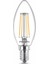 LED Classic 40W B35 LED Mum Filament Ampul, 2700K Beyaz Işık, E14 Ince Duy, Dim Edilmez, 2'li Ekopaket 4