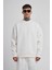 Unisex Biskilet Yaka Üç Iplik Sweatshirt - Beyaz 1