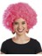 Pembe Renk Kıvırcık Afro Bonus Peruk (4940) 1