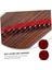 2 Adet Guzheng Zayıf Kemer Guzheng Için Sordine Basit Guzheng Pratik Susturucu Kullanışlı Guzheng Sessiz Guzheng Guzheng Dilsizler Guzheng Kaynağı Yün Karışımı Kırmızı 3