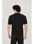 Unisex Jakar Kumaş Slim Fit T-Shirt - Siyah 3