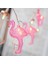 10&amp;apos;lu Pilli LED Flamingo Dekoratif Işık Zinciri Aydınlatma 1,5 mt (4940) 4