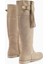 Galia Bej Süet Tokalı Kadın Çizme 5