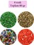 Kesme Cam Boncuk 2mm - 4 Renk - Toplam 80 Gram - BNC436 1