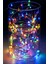 Pilli Renkli Peri LED Işık Dekoratif Aydınlatma 5 Metre Rgb LED (4940) 5