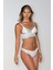 Ekru Bralet Sütyen Slip Külot Takım 1