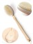 Banyo Peeling Duş Lifi Vücut Fırçası Sırt Kesesi Kuru Fırçalama At Kılı Ahşap 1450 2