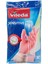 Vileda Candy Pink Sensitive Eldiven, %100 Doğal Lateks, S 3