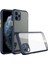 Iphone 11 Kılıf Miami Şeffaf Silikon - Lacivert 1