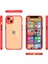 Iphone 13 Mini Kılıf Miami Şeffaf Silikon - Kırmızı 2