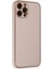 Iphone 12 Kılıf Coco Deri Silikon Kapak - Pudra 2