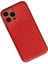 Iphone 13 Kılıf Coco Karbon Silikon - Kırmızı 2