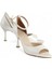 Delora Sedefli Beyaz Kadın Topuklu Ayakkabı 3