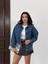 Kadın Oversize Kot Ceket 1