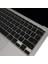 MacBook Air 13 Inç Klavye Koruyucu Ultra Ince Silikon M1 A2337 A2179 Id ile Uyumlu – Ultra Ince Silikon Kılıf, Us Abd Ingilizce Baskı Siyah 3