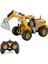 Buhar Atan Şarjlı Uzaktan Kumandalı Bulldozer ve Kepçe 7 Kanallı LED Işıklı Demo Modlu Rc Iş Makinesi (Kepçe) 1