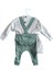 Laura Baby Erkek Bebek/çocuk Şapkalı 3 Lü Tulum Set 5