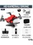 Drone 720P Hd Kameralı Drone Katlanabilir Taşıma Çantalı 4 Pervaneli Havada Sabit Kalma Özellikli (Kırmızı) 3