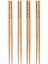 Trebent Yemek Çubuğu Çin Yemek Çubuğu Bambu Chopstick 4 Adet x 1 Paket 1