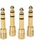 Hja-4, Yüksek Kaliteli 3.5 mm 1/4" Trs Jack Dönüştürücü 2