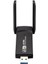 Wifi 6 Adaptörü AX1800 Mbps Kablosuz Ağ Kartı USB Dongle Dual Band Reseptör 3