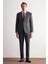 Antrasit Kırlangıç Yaka Tam Astar 6 Drop Slim Fit Takım Elbise 1001255162 6
