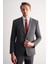 Antrasit Kırlangıç Yaka Tam Astar 6 Drop Slim Fit Takım Elbise 1001255162 7