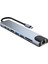 Happy 8 In 1 USB C Yerleştirme Istasyonu 4K 60Hz HDMI Hdr Hdtv Hub RJ45 Ethernet 87W Pd, Sd/microsd, 2 USB 3.0 MacBook Air/pro, iPad ve Cep Telefonları ile Uyumlu 1