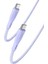 1.2m 60W Type-C To Type-C Pd Hızlı Şarj Kablosu - Mor 1
