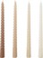 Concept 4lü Şamdan Mum Degrade Bej- 25CM 3