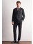 Siyah Kılıç Yaka Tam Astar 6 Drop Slim Fit Takım Elbise 1001255158 1