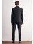 Siyah Kılıç Yaka Tam Astar 6 Drop Slim Fit Takım Elbise 1001255158 5