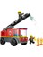 City Merdivenli Itfaiye Kamyonu 60463-4 Yaş ve Üzeri Çocuklar Için Yaratıcı Oyuncak Yapım Seti, Doğum Günü Hediyesi (82 Parça) 2