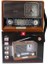 Nostaljik Vintage Radyo Taşınabilir Bluetooth Bağlantılı Hoparlör Radyo 5