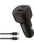 Smartcharger Duo Pd 48W Araç Hızlı Şarj Aleti Usb-C+Usb-A - Usb-C-Usb-C 3A Kablo Siyah 2CKP02CS 1
