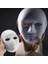 Beyaz Renk Boyanabilir Anonim Tam Yüz Cosplay Maske 24X18 cm 2