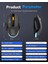 Mkespn SXS-W601 7 Tuşlu Gaming Mouse Karbon Fiber 3 Modlu Kablolu - Bluetooth - USB Alıcılı 12800 Dpı Makro Tanımlı Oyun Faresi 3