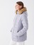 Yeni Sezon Kadın Kapüşonlu Düz Şişme Mont 2
