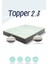 Ay Yatak - Topper 2.3 - Visco Aloe Vera Yatak Pedi - Yıkanabilir Kılıf -%100 Kaydırmaz Alt Yüzey - 5 cm (120X200) 2