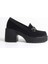 LEGO Kadife Tokalı Kadın Loafer Ayakkabı 2