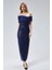 Kadın Abiye ve Mezuniyet Elbise Yaka Detaylı Kalem Abiye Elbise 1