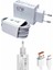 Beyaz Ultra Plus Hızlı Şarj Seti Şarj Adaptörü ve Kablosu 67W 5