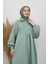 Ilayda Fermuarlı Elbise Mint 5
