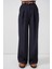 Kadın Yüksek Bel Palazzo Pantolon 30051 - Lacivert 4